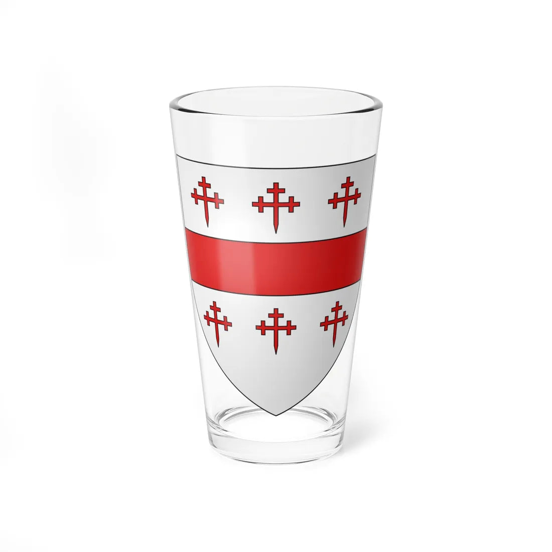 Craven arms (England) (Coat of Arms) Pint Glass 16oz 16oz - Go Mug Yourself