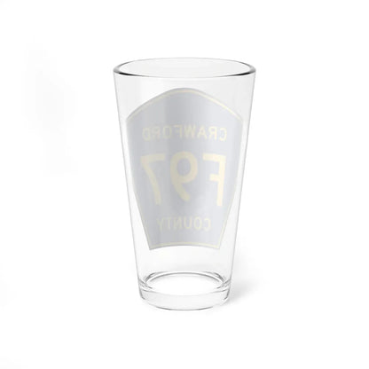 Crawford County F-97 (Michigan) (Road Sign) Pint Glass 16oz - Go Mug Yourself