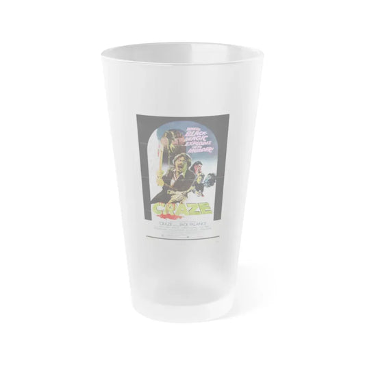 CRAZE 1974 Movie Poster - Frosted Pint Glass 16oz Default Title - Go Mug Yourself