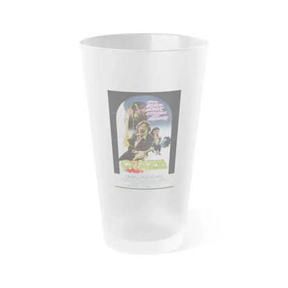 CRAZE 1974 Movie Poster - Frosted Pint Glass 16oz Default Title - Go Mug Yourself