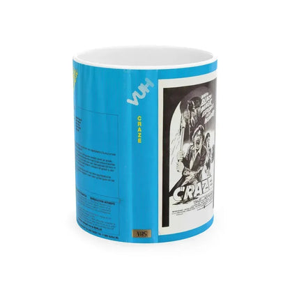 CRAZE HORROR (VHS COVER) - White Coffee Mug 11oz - Go Mug Yourself