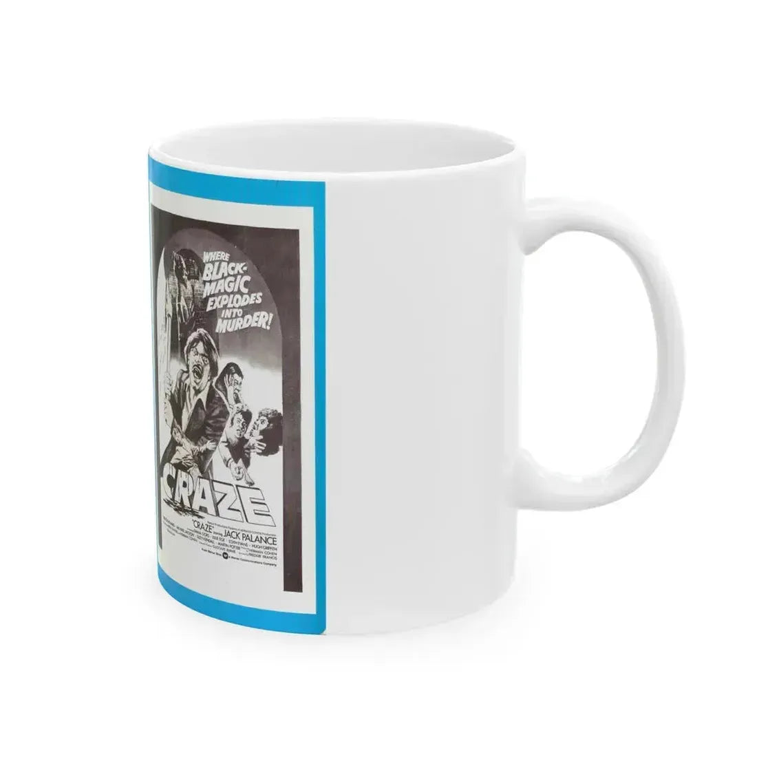 CRAZE HORROR (VHS COVER) - White Coffee Mug - Go Mug Yourself