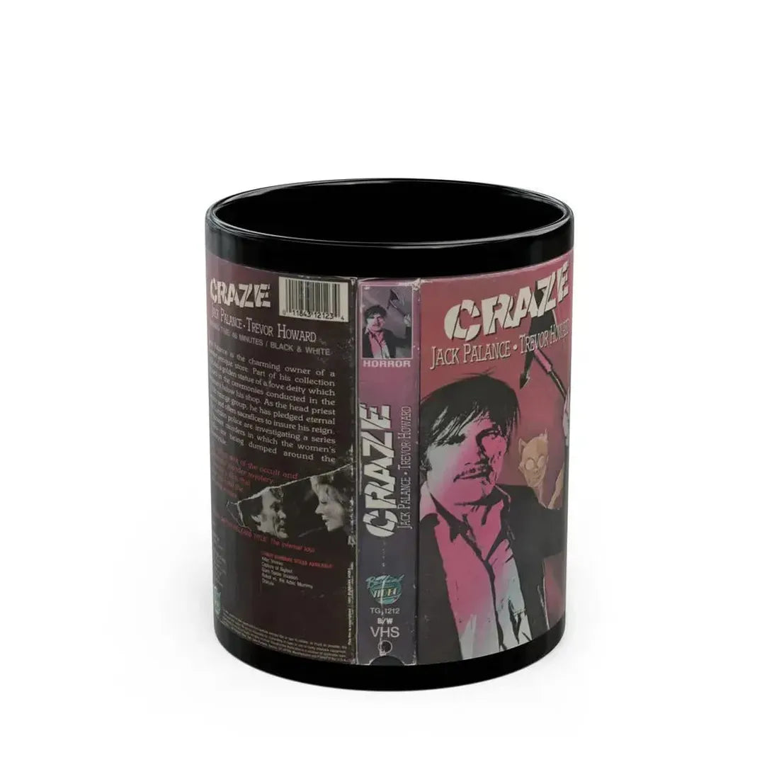 CRAZE (VHS COVER) - Black Coffee Mug 11oz - Go Mug Yourself