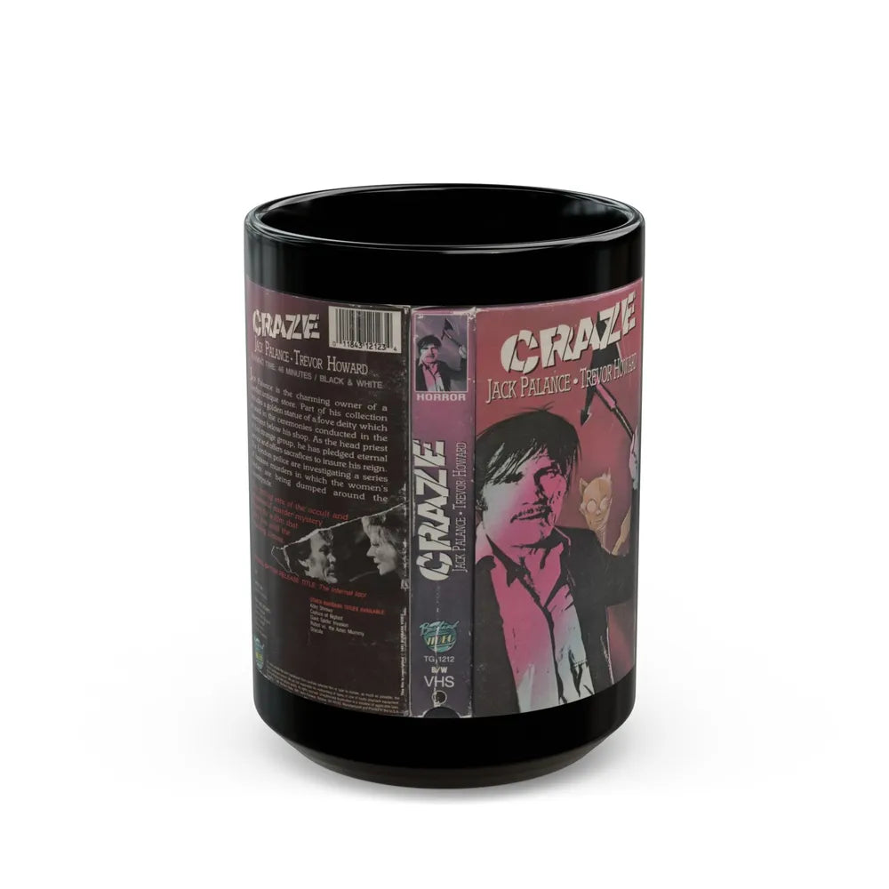 CRAZE (VHS COVER) - Black Coffee Mug-15oz-Go Mug Yourself