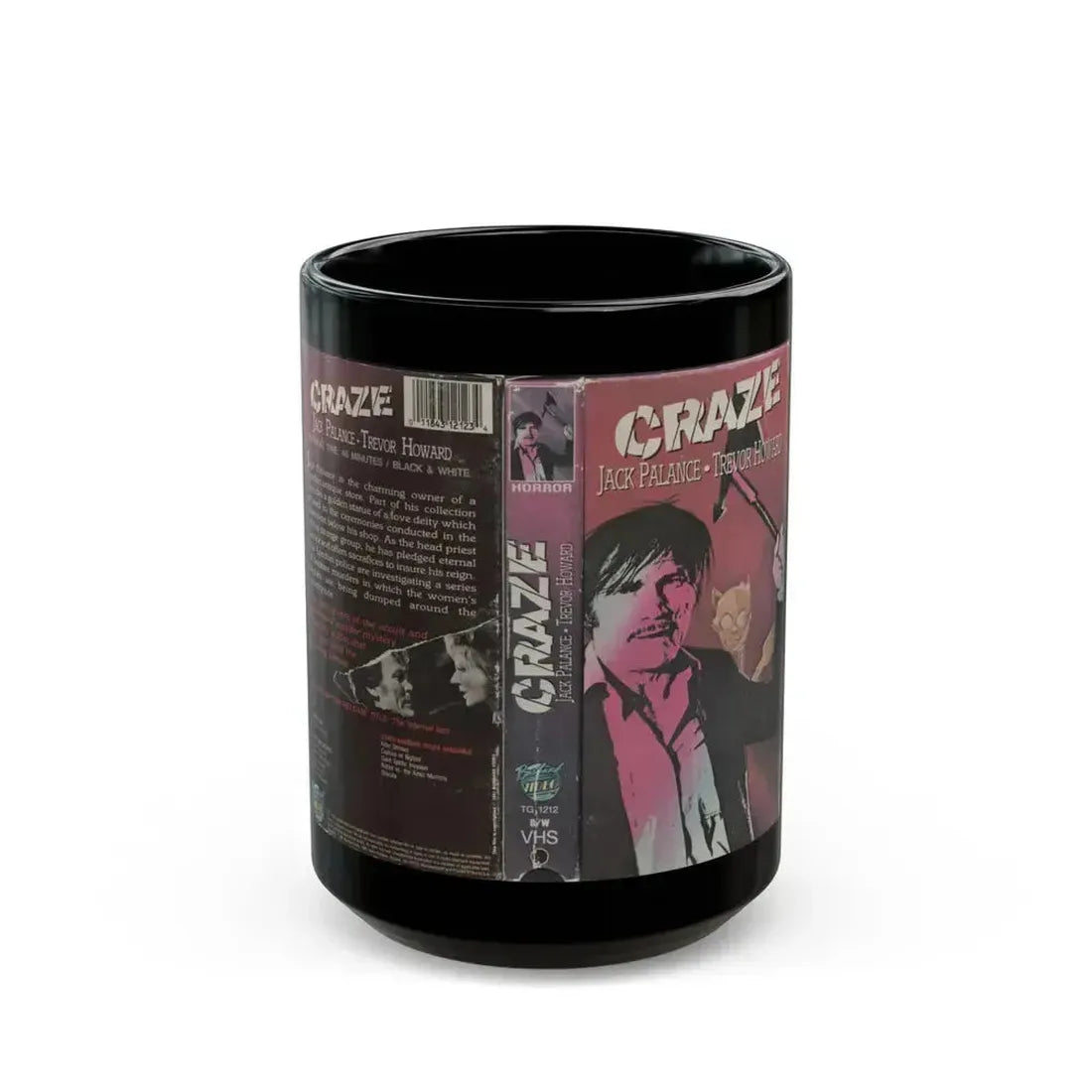 CRAZE (VHS COVER) - Black Coffee Mug 15oz - Go Mug Yourself