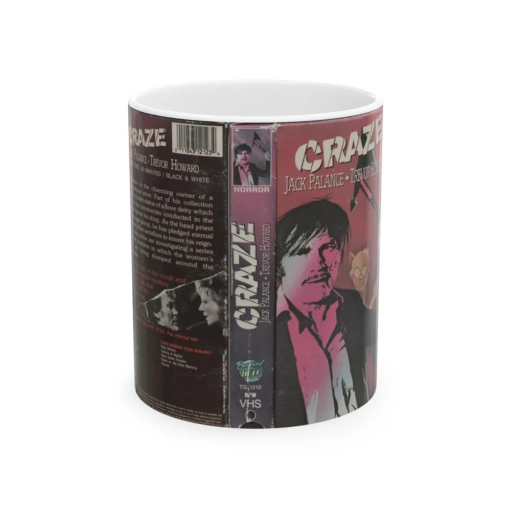 CRAZE (VHS COVER) - White Coffee Mug-11oz-Go Mug Yourself