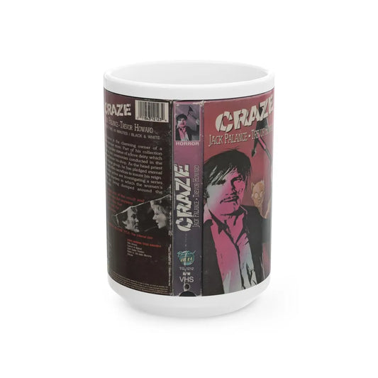 CRAZE (VHS COVER) - White Coffee Mug-15oz-Go Mug Yourself