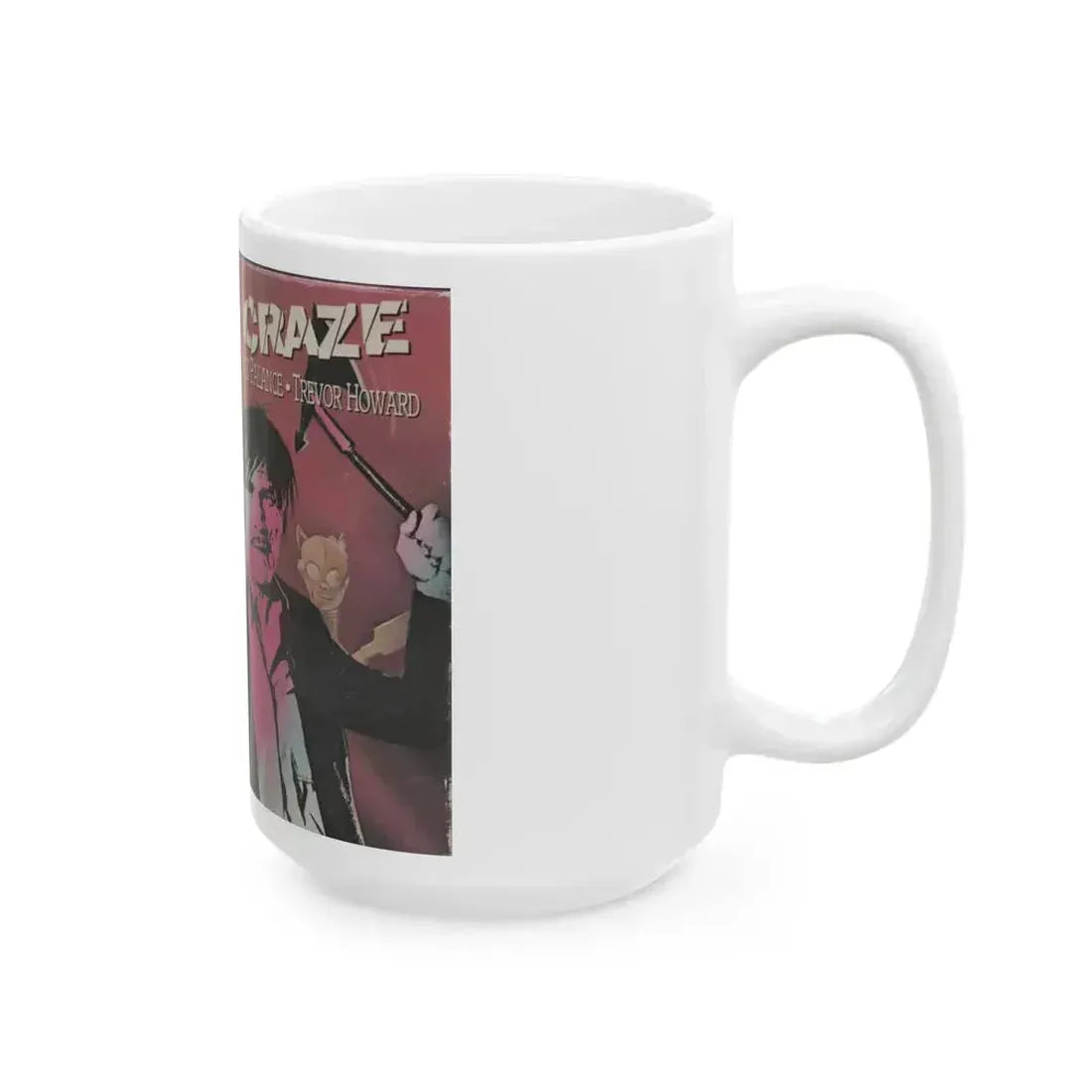 CRAZE (VHS COVER) - White Coffee Mug - Go Mug Yourself