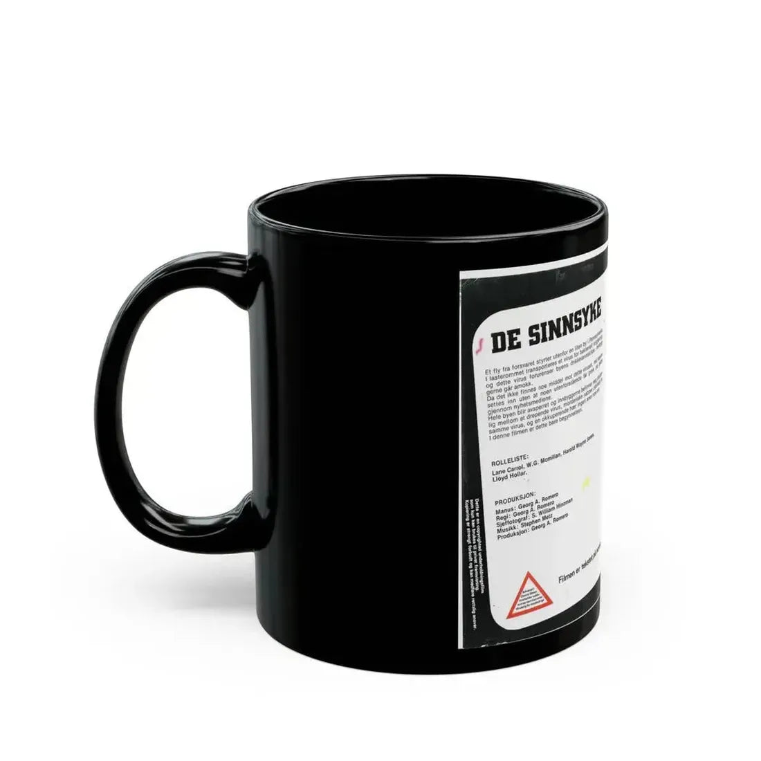 CRAZIES (VHS COVER) - Black Coffee Mug - Go Mug Yourself