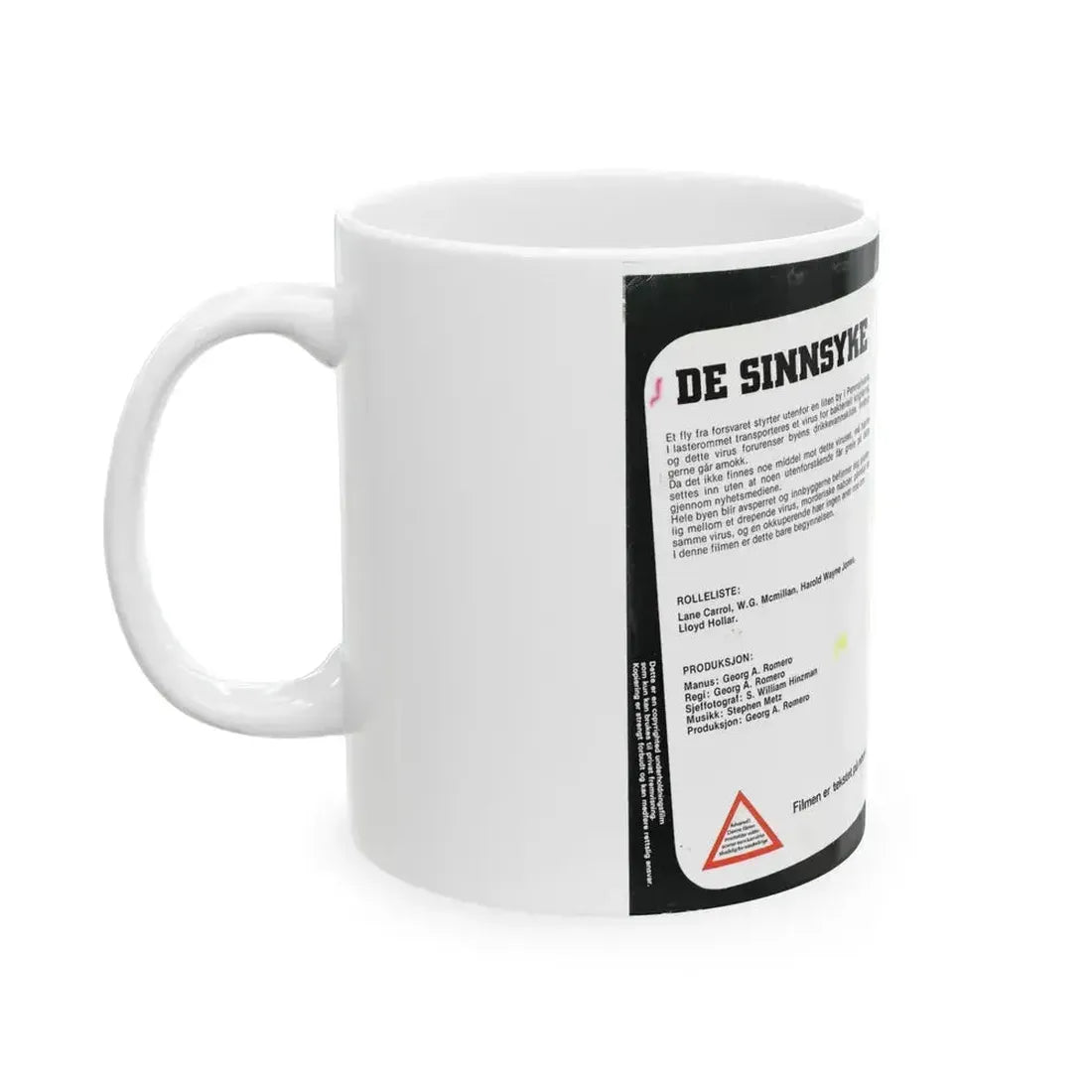 CRAZIES (VHS COVER) - White Coffee Mug - Go Mug Yourself