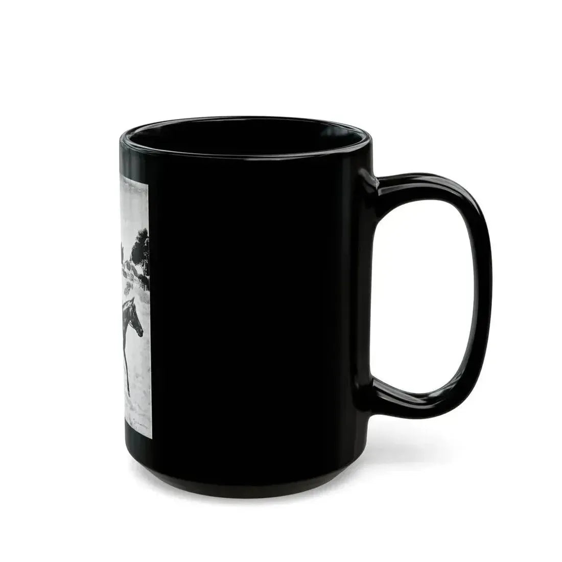 Crazy Over Horses, Calling All Girls, August 1946 - Black Coffee Mug - Go Mug Yourself