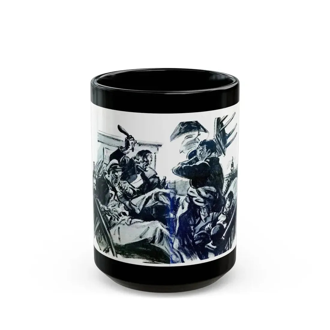 Crazy To Fight, Liberty magazine, May 18, 1935 - Black Coffee Mug 15oz - Go Mug Yourself