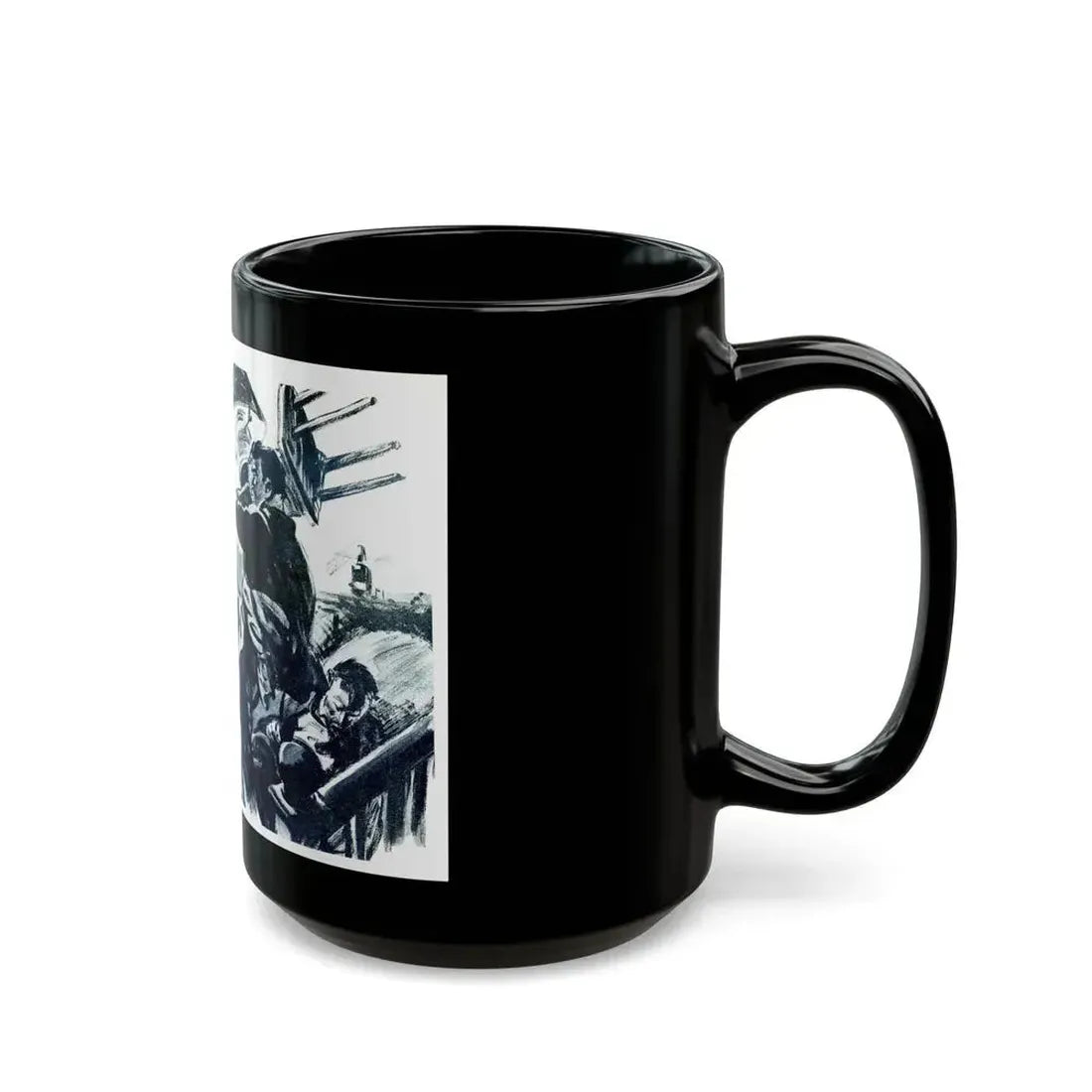 Crazy To Fight, Liberty magazine, May 18, 1935 - Black Coffee Mug - Go Mug Yourself