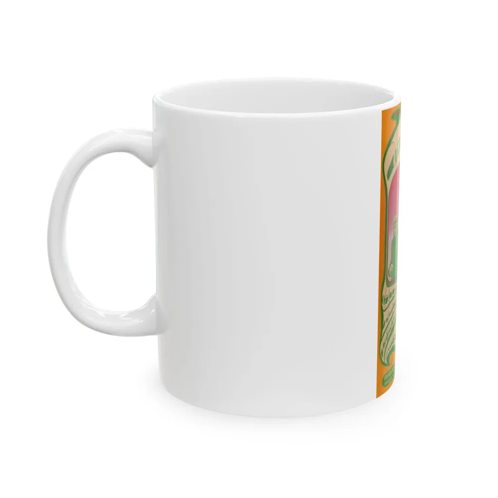 Cream - 1967 (Music Poster) White Coffee Mug-Go Mug Yourself