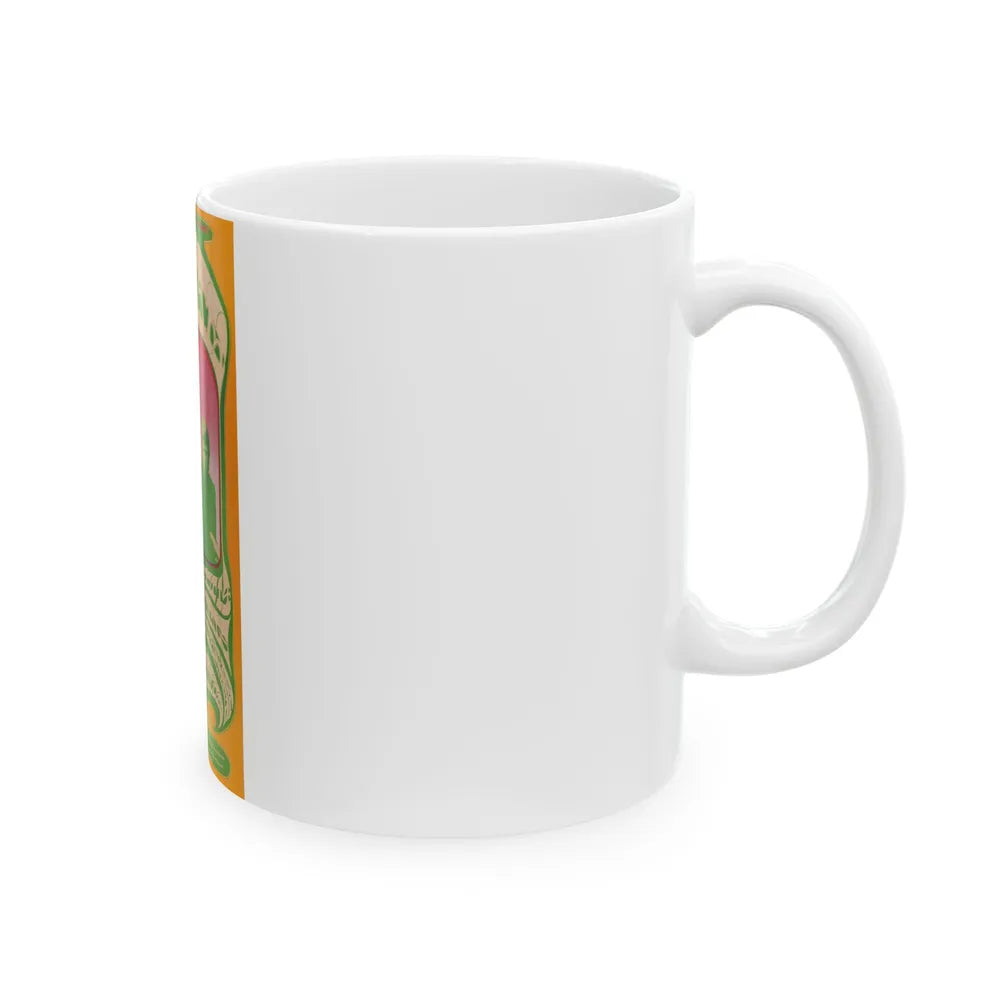 Cream - 1967 (Music Poster) White Coffee Mug-Go Mug Yourself