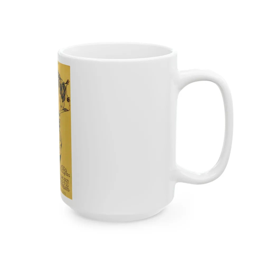 Cream - 1968 (Music Poster) White Coffee Mug-Go Mug Yourself