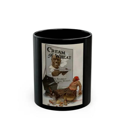 Cream of Wheat advertisement_1 - Black Coffee Mug 11oz - Go Mug Yourself