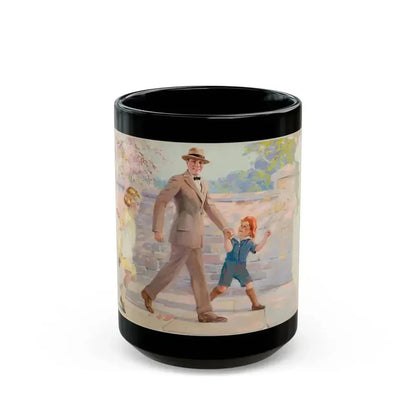 Cream of Wheat advertising illustration, 1925 - Black Coffee Mug 15oz - Go Mug Yourself