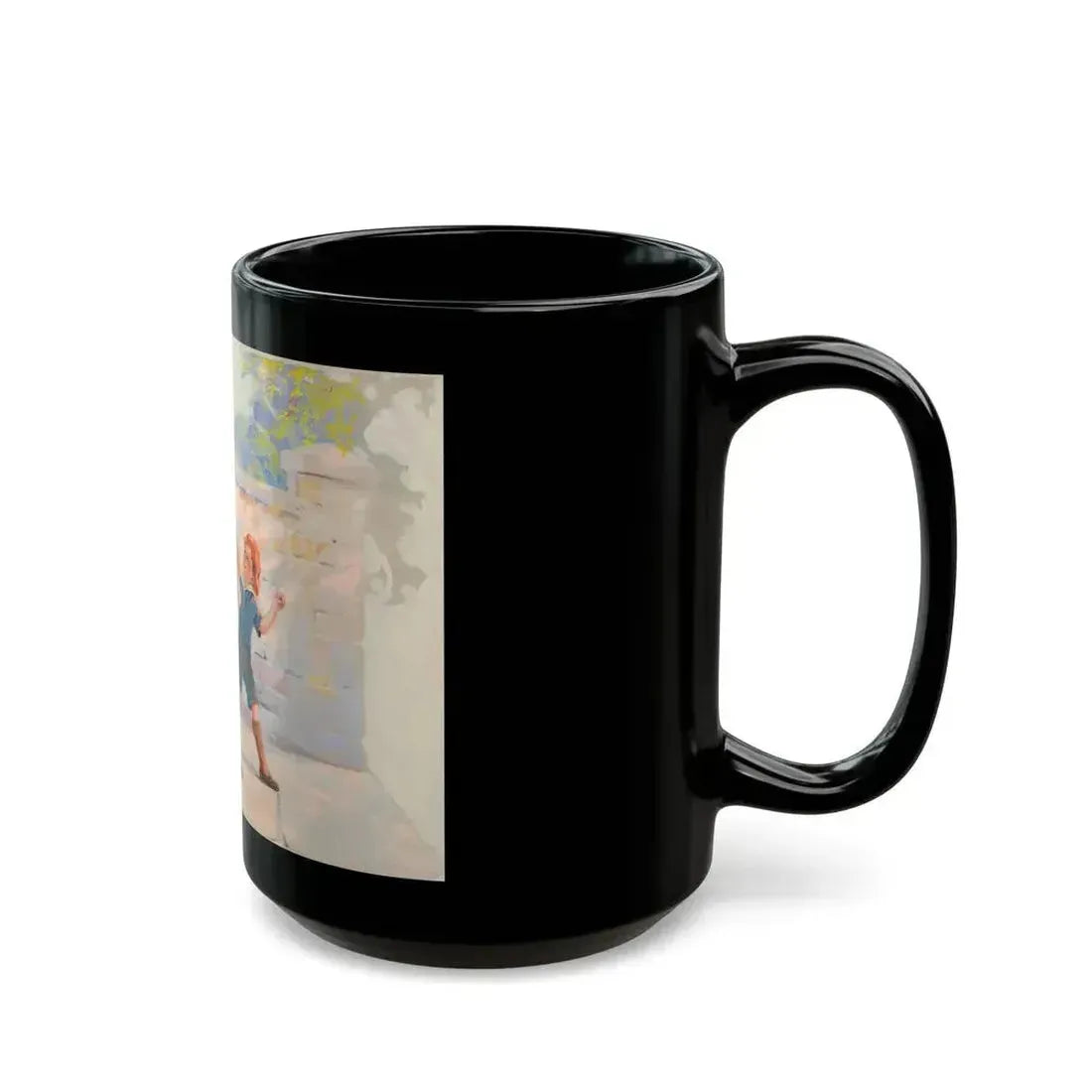 Cream of Wheat advertising illustration, 1925 - Black Coffee Mug - Go Mug Yourself