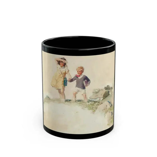 Cream of Wheat advertising illustration, March 1927 - Black Coffee Mug 11oz - Go Mug Yourself