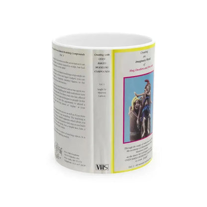 CREATING AN IMAGINARY WORLD OF MUG DWELLERS AND WEE FOLK (VHS COVER) - White Coffee Mug 11oz - Go Mug Yourself