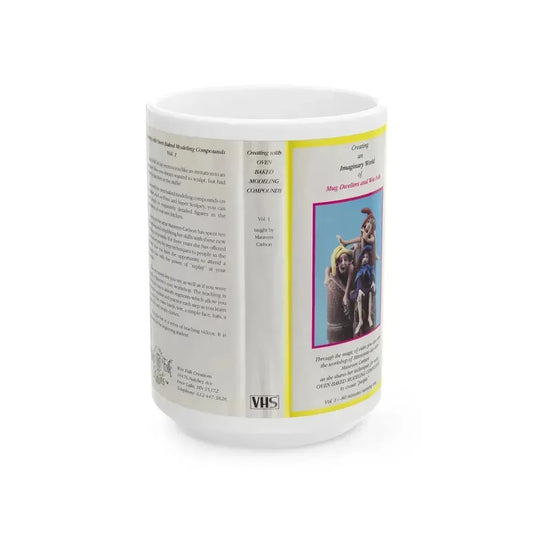 CREATING AN IMAGINARY WORLD OF MUG DWELLERS AND WEE FOLK (VHS COVER) - White Coffee Mug 15oz - Go Mug Yourself