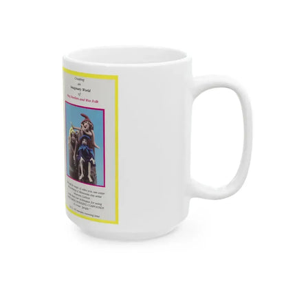 CREATING AN IMAGINARY WORLD OF MUG DWELLERS AND WEE FOLK (VHS COVER) - White Coffee Mug - Go Mug Yourself