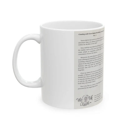 CREATING AN IMAGINARY WORLD OF MUG DWELLERS AND WEE FOLK (VHS COVER) - White Coffee Mug-Go Mug Yourself