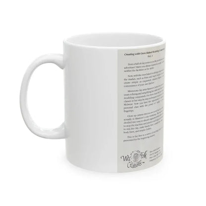 CREATING AN IMAGINARY WORLD OF MUG DWELLERS AND WEE FOLK (VHS COVER) - White Coffee Mug - Go Mug Yourself