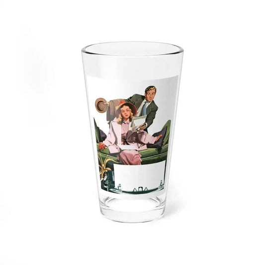 Creative In California by Russell Begg, Collier's magazine, 1949 - Pint Glass 16oz 16oz - Go Mug Yourself