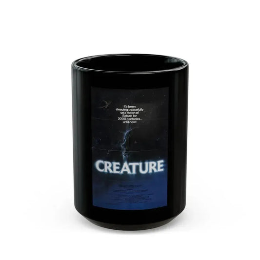 CREATURE 1985 Movie Poster - Black Coffee Mug 15oz - Go Mug Yourself