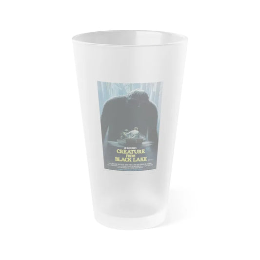 CREATURE FROM BLACK LAKE 1976 Movie Poster - Frosted Pint Glass 16oz-16oz-Frosted-Go Mug Yourself