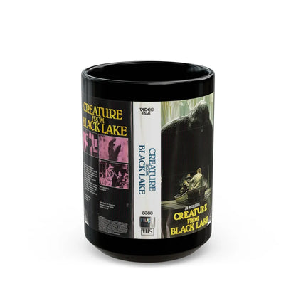 CREATURE FROM BLACK LAKE (VHS COVER) - Black Coffee Mug-15oz-Go Mug Yourself