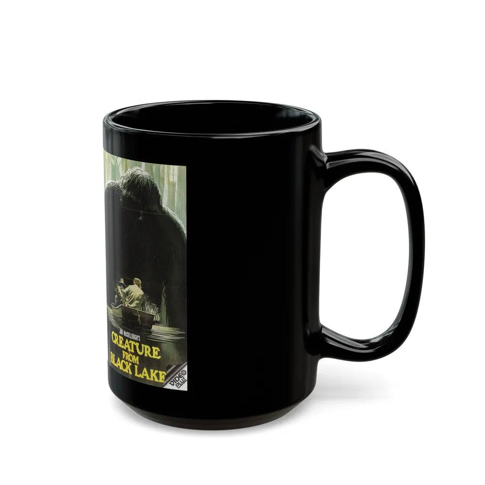 CREATURE FROM BLACK LAKE (VHS COVER) - Black Coffee Mug-Go Mug Yourself