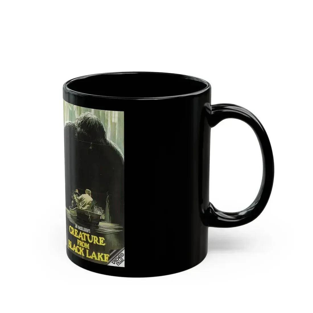 CREATURE FROM BLACK LAKE (VHS COVER) - Black Coffee Mug - Go Mug Yourself