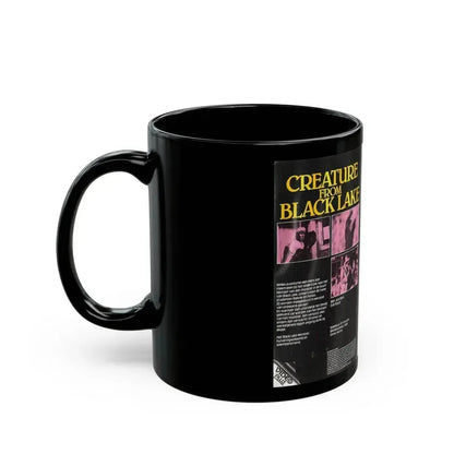 CREATURE FROM BLACK LAKE (VHS COVER) - Black Coffee Mug - Go Mug Yourself