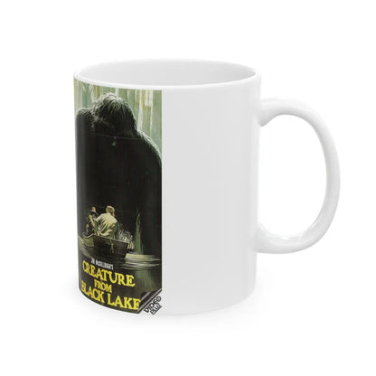 CREATURE FROM BLACK LAKE (VHS COVER) - White Coffee Mug-Go Mug Yourself