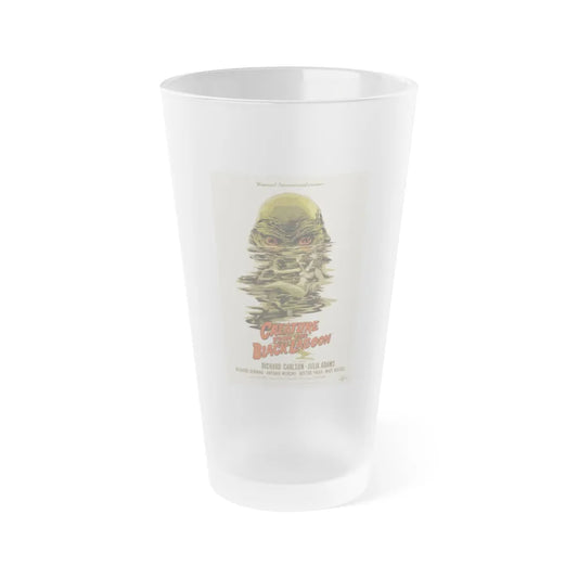 CREATURE FROM THE BLACK LAGOON (10) 1954 Movie Poster - Frosted Pint Glass 16oz-16oz-Frosted-Go Mug Yourself