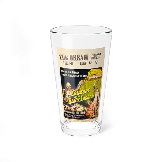 CREATURE FROM THE BLACK LAGOON (11) 1954 Movie Poster - Pint Glass 16oz-16oz-Go Mug Yourself