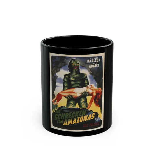 CREATURE FROM THE BLACK LAGOON (3) 1954 Movie Poster - Black Coffee Mug 11oz - Go Mug Yourself