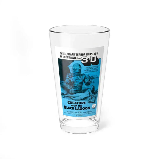 CREATURE FROM THE BLACK LAGOON (4) 1954 Movie Poster - Pint Glass 16oz 16oz - Go Mug Yourself