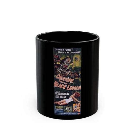 CREATURE FROM THE BLACK LAGOON (5) 1954 Movie Poster - Black Coffee Mug 11oz - Go Mug Yourself
