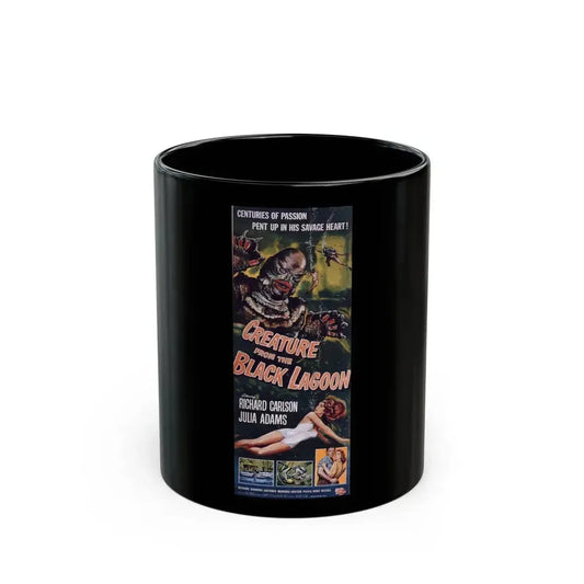 CREATURE FROM THE BLACK LAGOON (5) 1954 Movie Poster - Black Coffee Mug 11oz - Go Mug Yourself