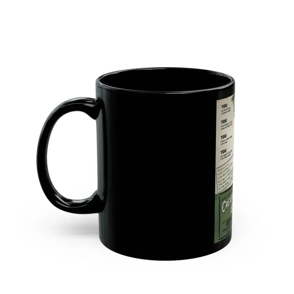 CREATURE FROM THE BLACK LAGOON (6) 1954 Movie Poster - Black Coffee Mug - Go Mug Yourself