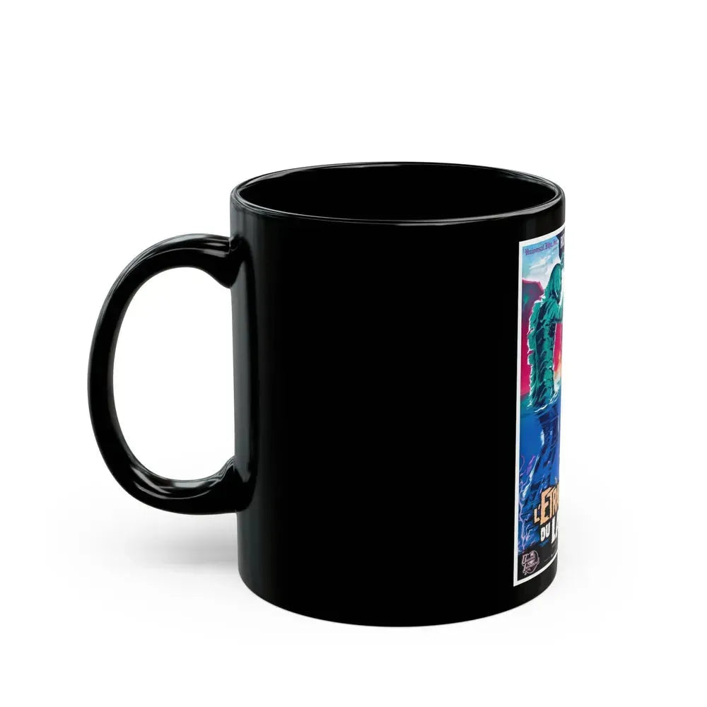 CREATURE FROM THE BLACK LAGOON (FRENCH) 1954 Movie Poster - Black Coffee Mug - Go Mug Yourself