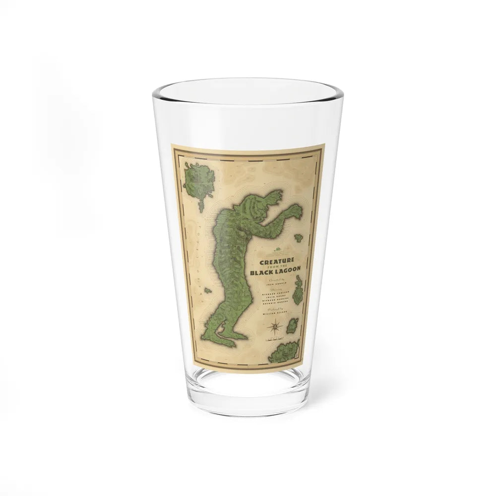 CREATURE FROM THE BLACK LAGOON (MONDO) 1954 Movie Poster - Pint Glass 16oz-16oz-Go Mug Yourself