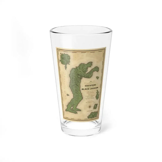 CREATURE FROM THE BLACK LAGOON (MONDO) 1954 Movie Poster - Pint Glass 16oz 16oz - Go Mug Yourself