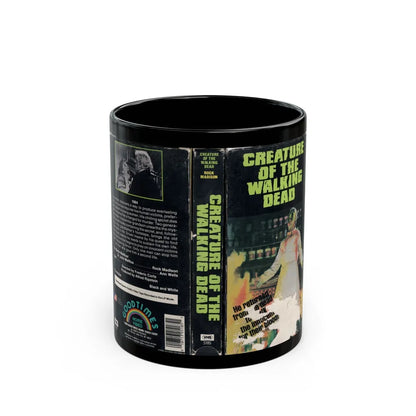 CREATURE OF THE WALKING DEAD (VHS COVER) - Black Coffee Mug-11oz-Go Mug Yourself