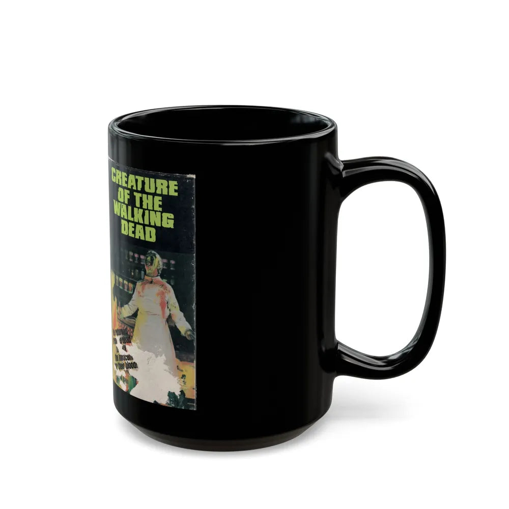 CREATURE OF THE WALKING DEAD (VHS COVER) - Black Coffee Mug-Go Mug Yourself