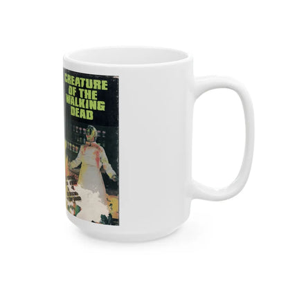 CREATURE OF THE WALKING DEAD (VHS COVER) - White Coffee Mug-Go Mug Yourself